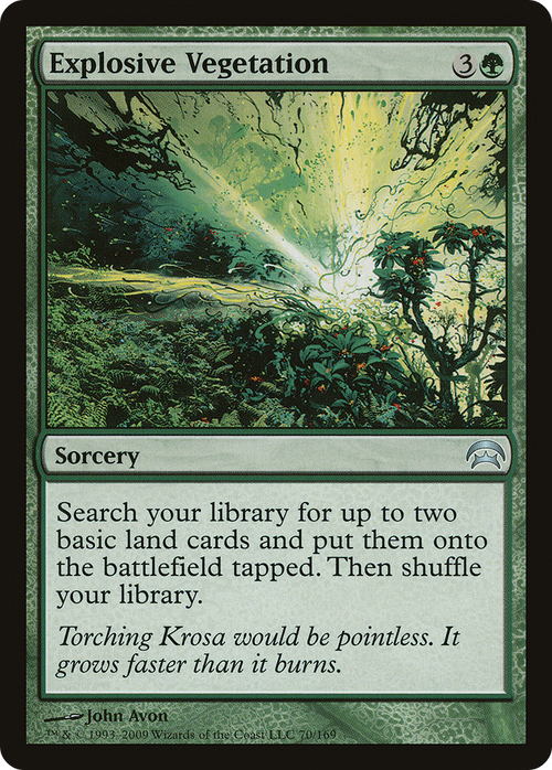 Explosive Vegetation (HOP-070) - Planechase