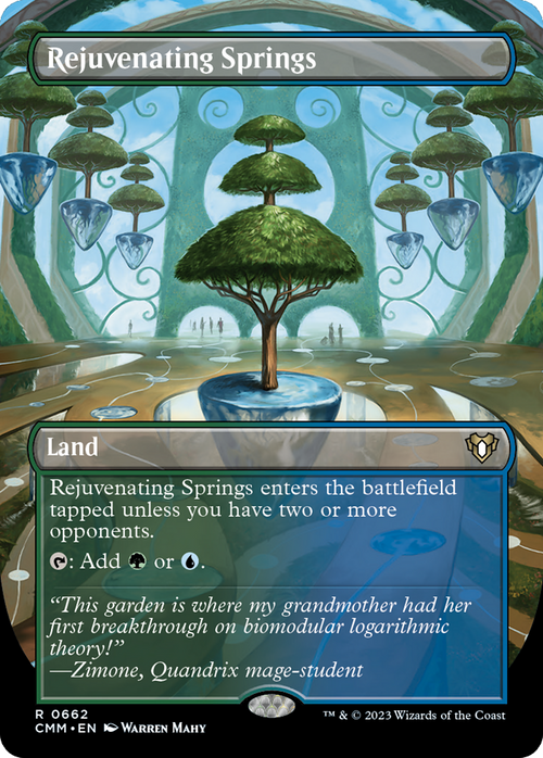 Rejuvenating Springs (Borderless) (CMM-662) - Commander Masters Foil