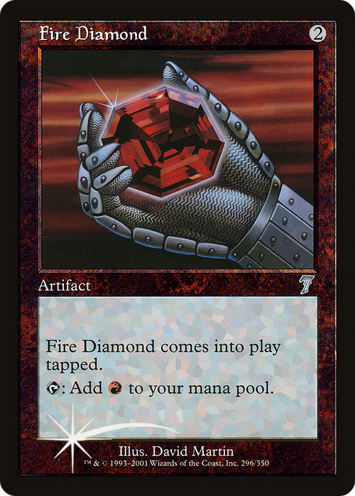 Fire Diamond (7ED-296) - 7th Edition Foil