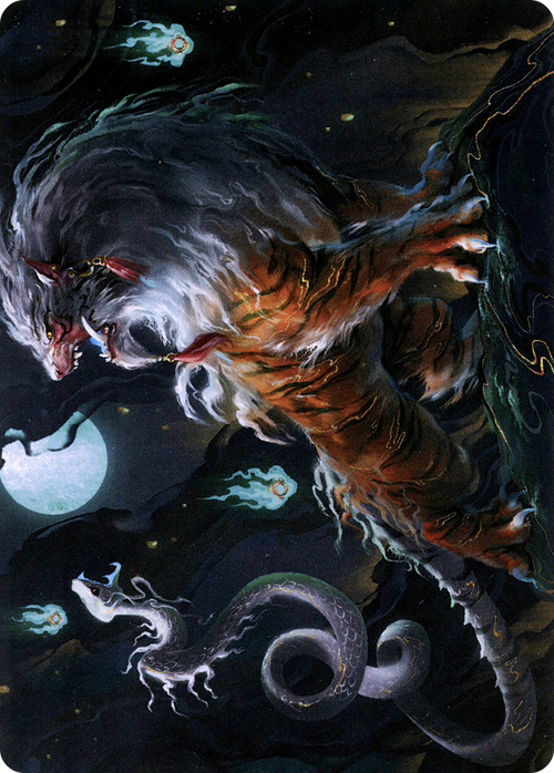 Gloomshrieker // Gloomshrieker (ANEO-028) - Neon Dynasty Art Series (Borderless)
