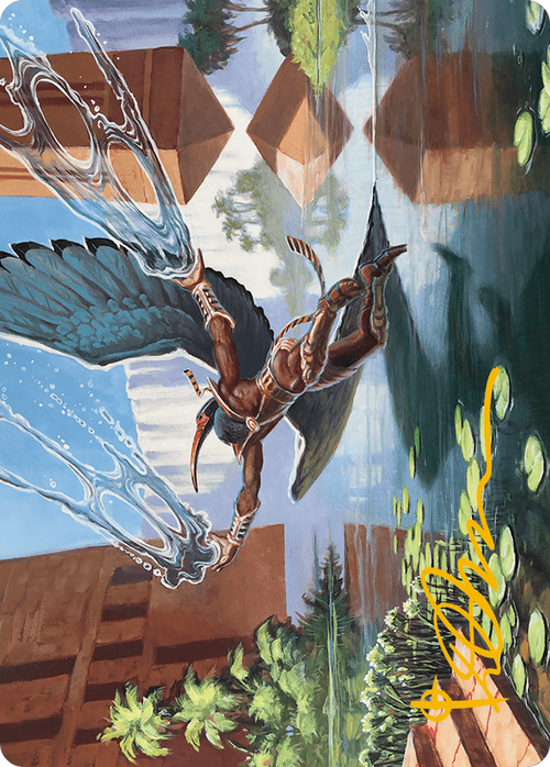 Nadu, Winged Wisdom // Nadu, Winged Wisdom (AMH3-014) - Modern Horizons 3 Art Series (Borderless) Foil