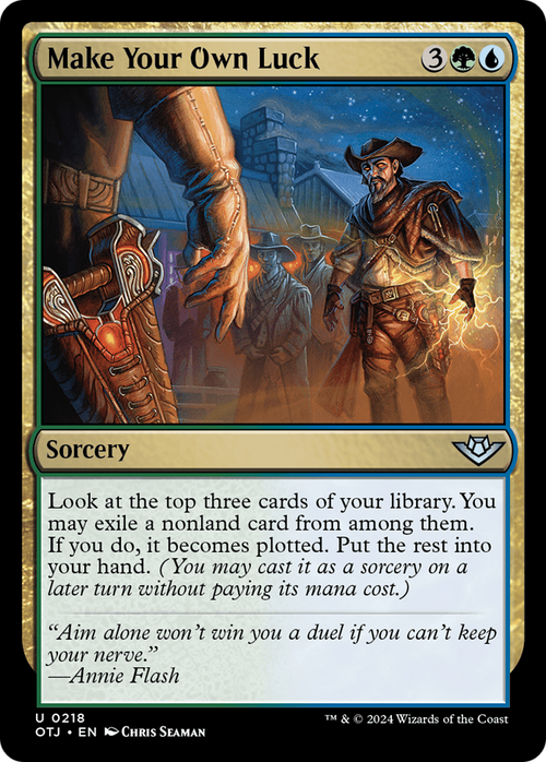 Make Your Own Luck (OTJ-218) - Outlaws of Thunder Junction Foil