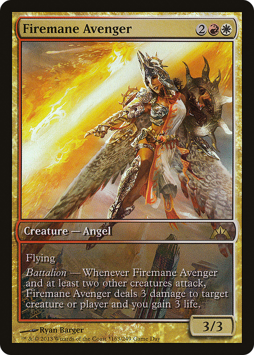 Firemane Avenger (GAME-163) - Gatecrash Promos Foil