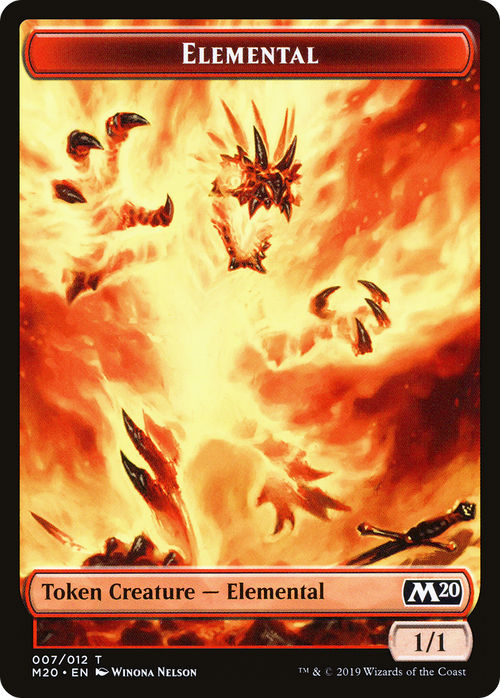 Elemental Token (M20-007) - Core Set 2020 Tokens