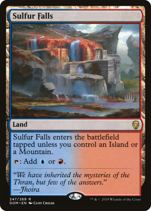 Sulfur Falls (PPM20-247P) - Dominaria Promos Foil