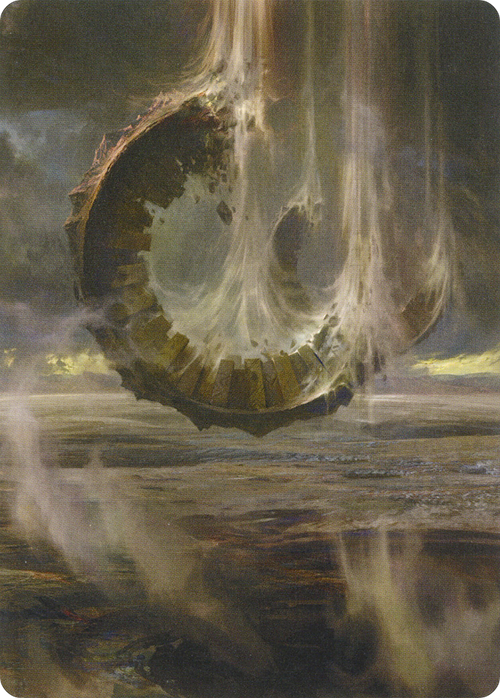 Wasteland // Wasteland (AZNR-036) - Zendikar Rising Art Series (Borderless) Foil