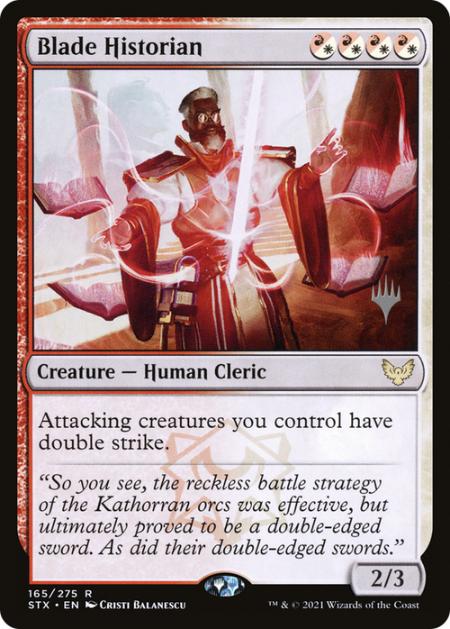 Blade Historian (PPSTX-165P) - Strixhaven: School of Mages Promos
