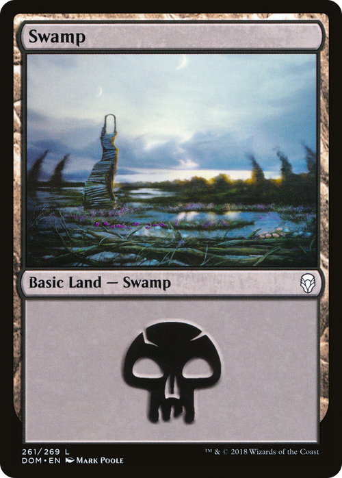 Swamp (261) (DOM-261) - Dominaria Foil