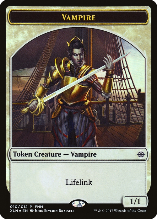 Vampire // Treasure (010) Token (FNM-010) - Friday Night Magic 2017 Foil