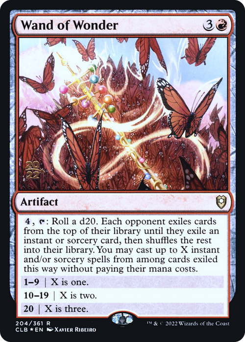 Wand of Wonder (PRE-204) - Battle for Baldur's Gate Promos Foil