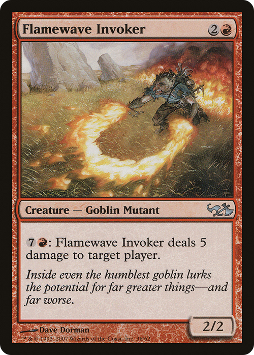 Flamewave Invoker (EVG-036) - Duel Decks: Elves vs. Goblins