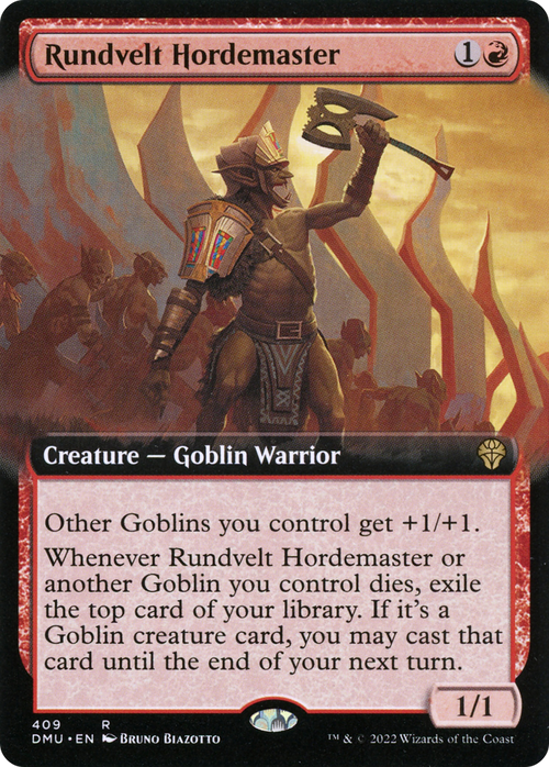 Rundvelt Hordemaster (Extended Art) (DMU-409) - Dominaria United: (Extended Art) Foil