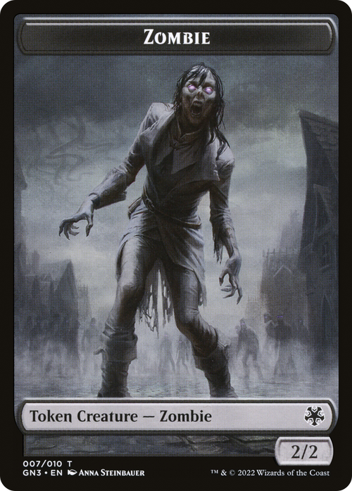 Zombie (TGN3-007) - Game Night: Free-for-All Tokens