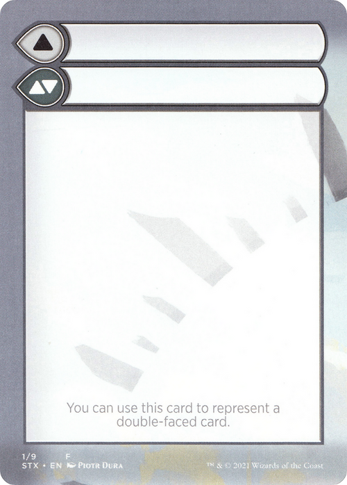 Double-Faced Substitute Card (SSTX-001) - Strixhaven: School of Mages Substitute Cards (Borderless)