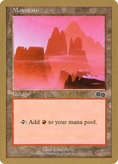 Mountain (346) - 1999 Mark Le Pine (USG) (WCD-) - World Championship Decks 1999