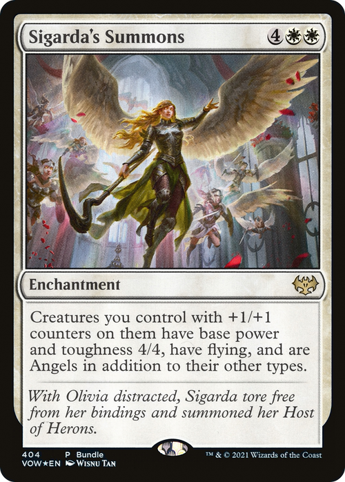 Sigarda's Summons (VOW) (UMP-404) - Innistrad: Crimson Vow Foil