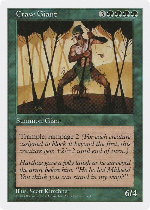 Craw Giant (5ED-285) - Fifth Edition