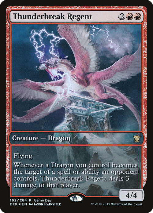 Thunderbreak Regent (GAME-162) - Dragons of Tarkir Promos Foil
