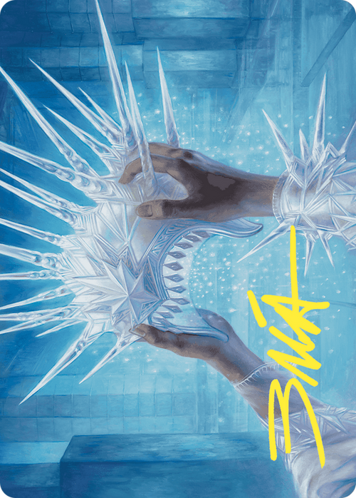 Hylda's Crown of Winter // Hylda's Crown of Winter (AWOE-043) - Wilds of Eldraine Art Series (Borderless)