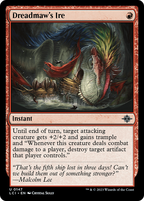 Dreadmaw's Ire (LCI-147) - The Lost Caverns of Ixalan Foil