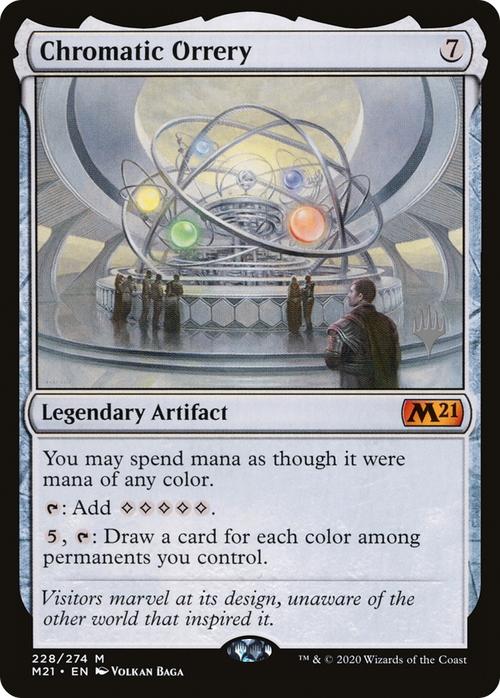 Chromatic Orrery (PPM21-228P) - Core Set 2021 Promos Foil