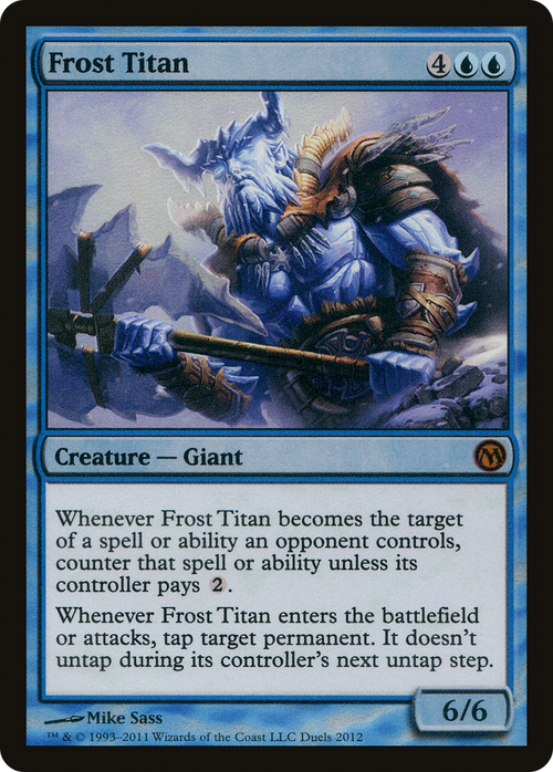 Frost Titan (MEDIA-001) - Duels of the Planeswalkers 2012 Promos Foil