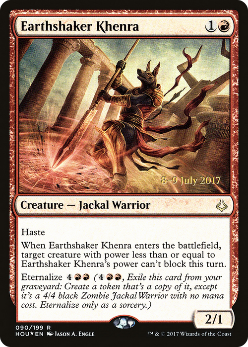 Earthshaker Khenra (PRE-90S) - Hour of Devastation Promos Foil
