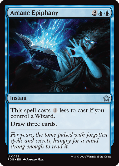 Arcane Epiphany (FDN-029) - Foundations Foil