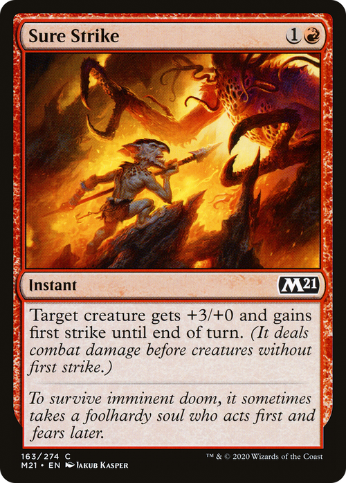 Sure Strike (M21-163) - Core Set 2021 Foil