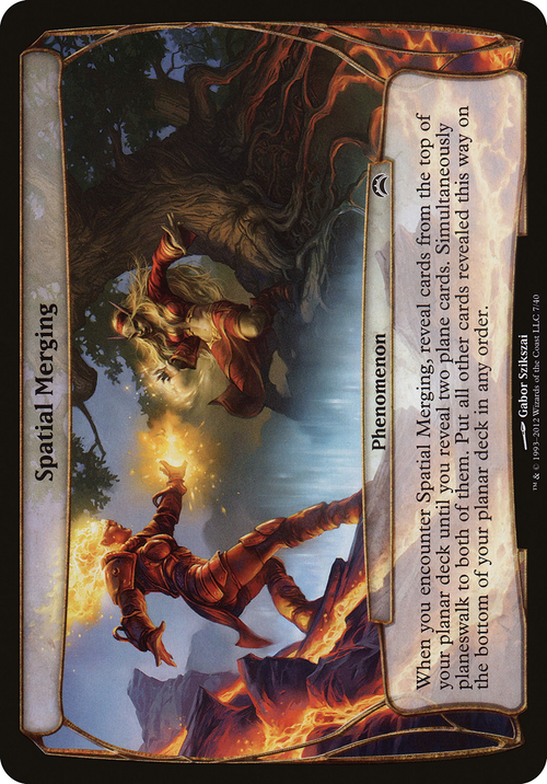 Spatial Merging (Planechase 2012) (OVER-007) - Planechase 2012 Planes