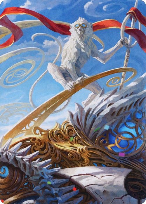 Ragavan, Nimble Pilferer // Ragavan, Nimble Pilferer (AMOM-074) - March of the Machine Art Series (Borderless) Foil