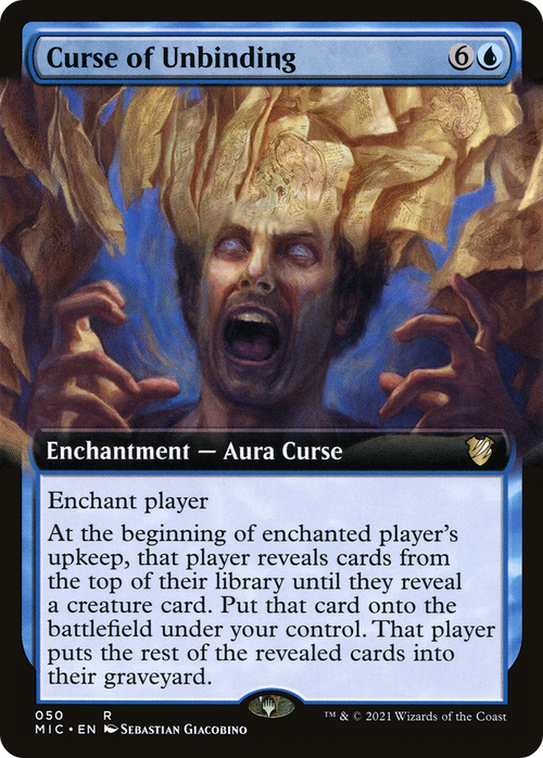 Curse of Unbinding (Extended Art) (MIC-050) - Midnight Hunt Commander: (Extended Art)
