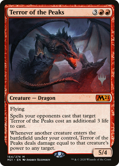 Terror of the Peaks (PPM21-164P) - Core Set 2021 Promos