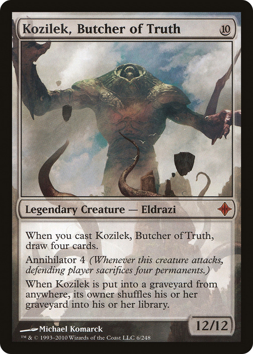 Kozilek, Butcher of Truth (ROE-006) - Rise of the Eldrazi