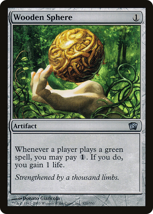 Wooden Sphere (8ED-321) - 8th Edition Foil