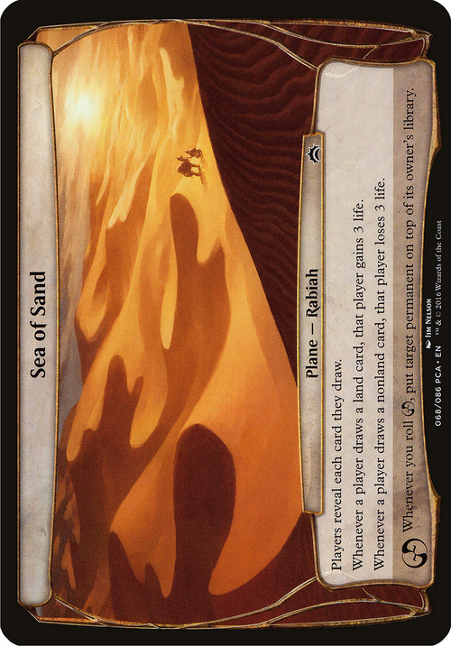 Sea of Sand (Planechase Anthology) (OVER-068) - Planechase Anthology Planes