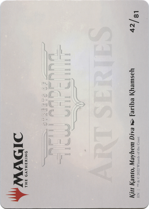 Kitt Kanto, Mayhem Diva // Kitt Kanto, Mayhem Diva (ASNC-042) - New Capenna Art Series (Borderless) Foil
