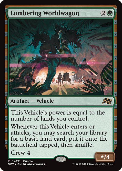 Lumbering Worldwagon (UMP-422) - Unique and Miscellaneous Promos Foil