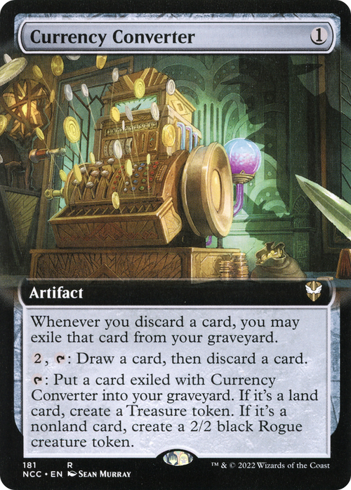 Currency Converter (Extended Art) (NCC-181) - New Capenna Commander: (Extended Art)