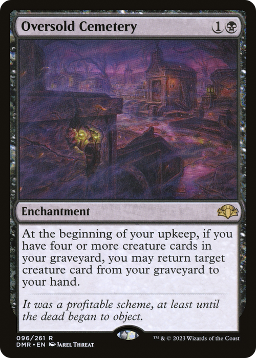 Oversold Cemetery (DMR-096) - Dominaria Remastered Foil