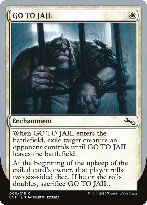 GO TO JAIL (UST-008) - Unstable Foil