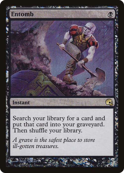 Entomb (GRV-014) - Premium Deck Series: Graveborn Foil