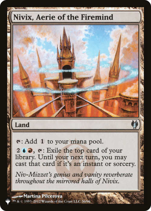 Nivix, Aerie of the Firemind (LIST-36/90) - The List