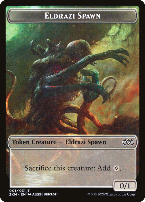 Eldrazi Spawn (T2XM-001) - Double Masters Tokens Foil
