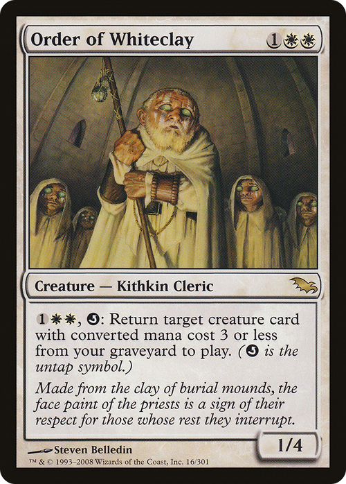 Order of Whiteclay (SHM-016) - Shadowmoor Foil