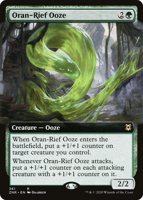 Oran-Rief Ooze (Extended Art) (ZNR-361) - Zendikar Rising: (Extended Art)