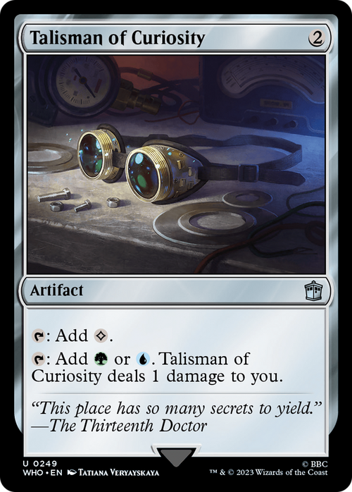 Talisman of Curiosity (WHO-249) - Doctor Who Foil