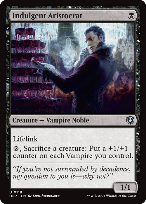 Indulgent Aristocrat (INR-118) - Innistrad Remastered
