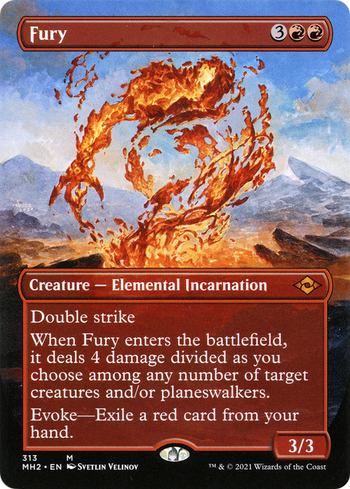 Fury (Borderless) (MH2-313) - Modern Horizons 2 (Borderless)