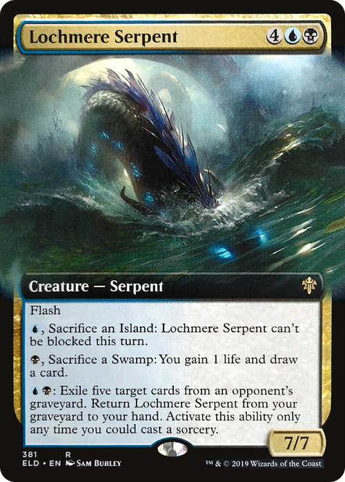 Lochmere Serpent (Extended Art) (ELD-381) - Throne of Eldraine: (Extended Art) Foil